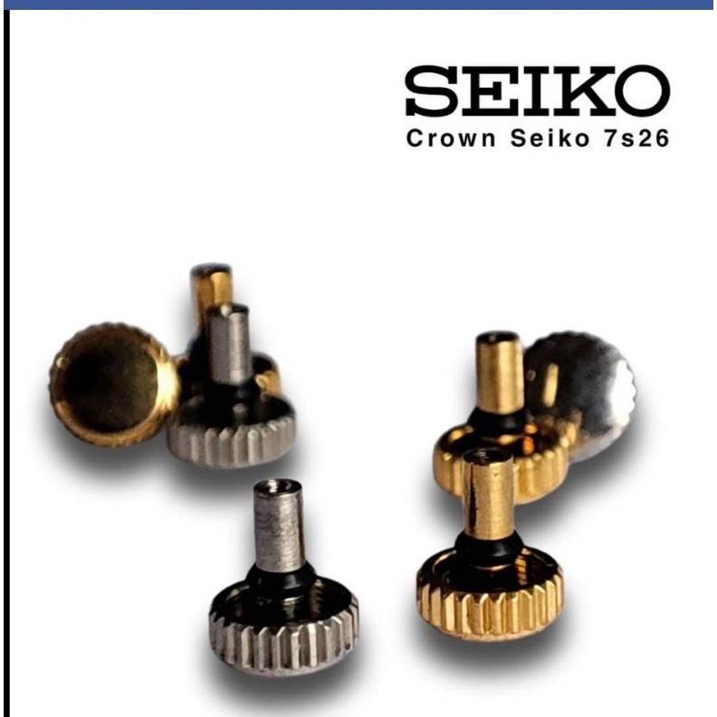 Knop jam tangan Seiko 7s26 7009 6119 6309 Crown Seiko
