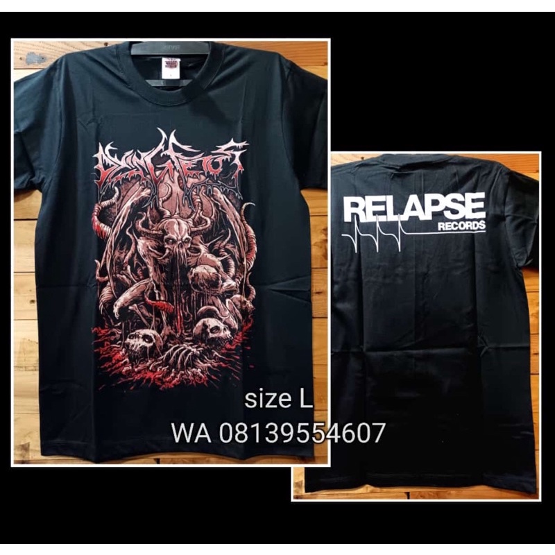 KAOS MUSIK METAL ROCK DYING FETUS RELAPSE RECORD ORIGINAL PRAPATAN REBEL