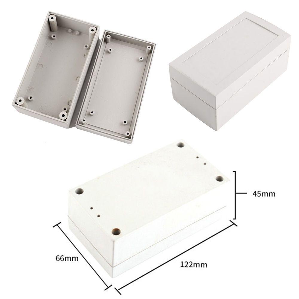 Populer Kotak Proyek Elektronik122 * 66 * 45mm DIY Kualitas Tinggi Instrumen Modul Kasus