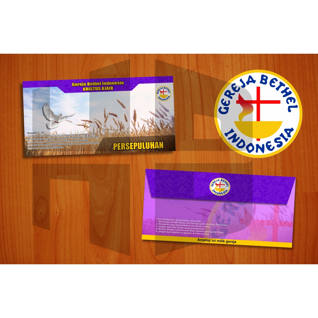 

Amplop Persembahan dan Persepuluhan untuk GBI Kristus Ajaib