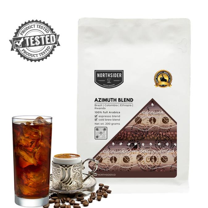 

TERLARIS BIJI KOPI ARABIKA AZIMUTH BLEND - 200GR NORTHSIDER ESPRESSO BLEND /KOPI RUBE/KOPI KAPAL API/KOPI SLB/KOPI PEJUANG/KOPI BUBUK