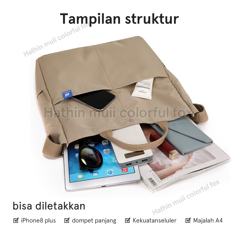 COLORFUL FOX 0447 Tas Selempang Wanita Laptop Shoulder Bag Wanita Hand Bag Wanita WATCHKITE BAEOS13inch