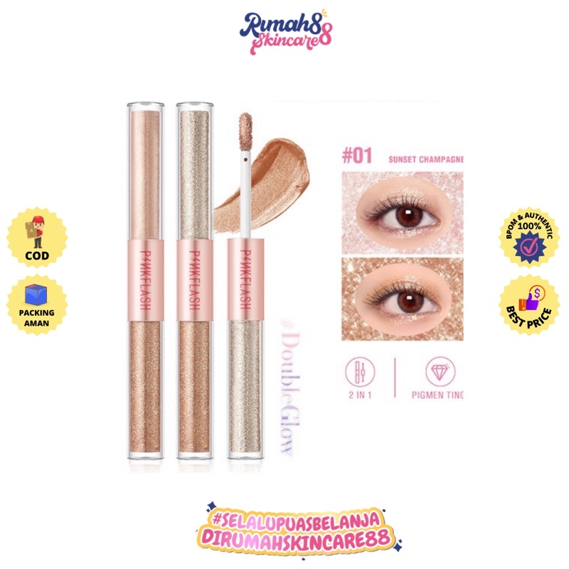 PINKFLASH DoubleGlow 2 in 1 All Glow Liquid Eyeshadow