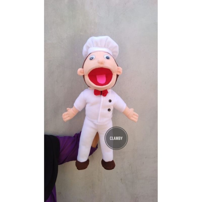 Boneka Dongeng Muppet Koki Chef | Boneka Profesi Koki