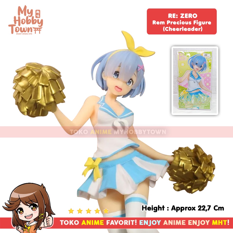 Figure Anime Original Re Zero Taito Precious Rem Cheerleader