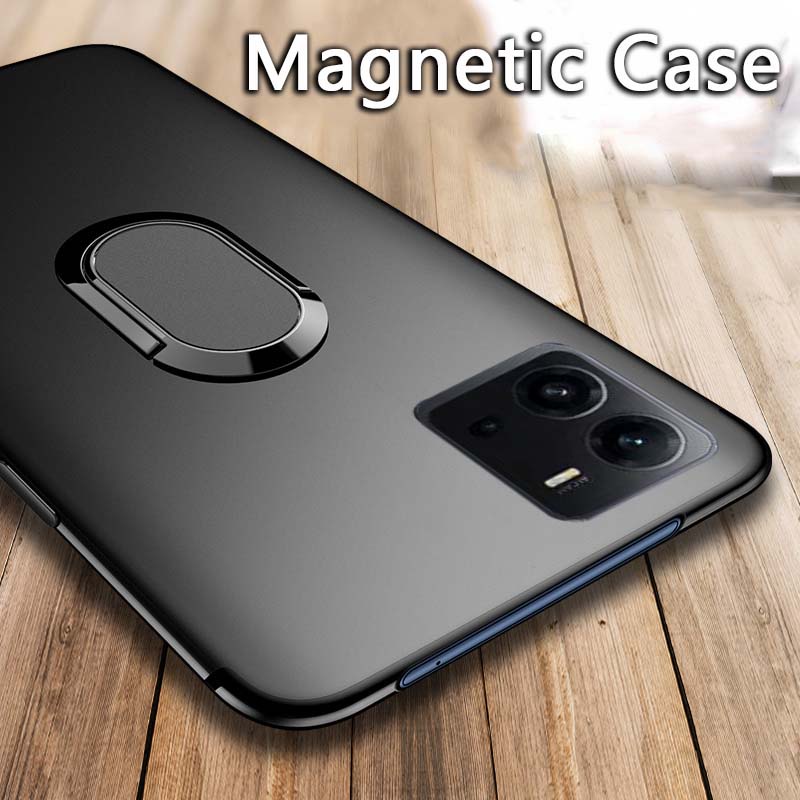 Case Vivo Y35 RING BRACKET Magnetic Stand Slim Matte Macaron List