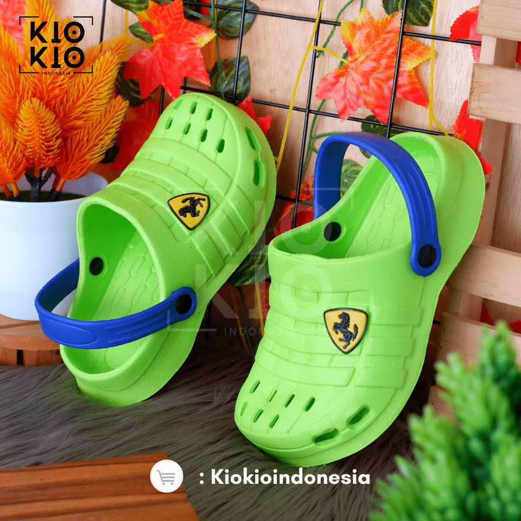 Sandal Sepatu Anak bakpao Karet / Sandal Baim Anak / Sandal Kodok Anak Empuk Nyaman Anti Slip size 30 s/d 35