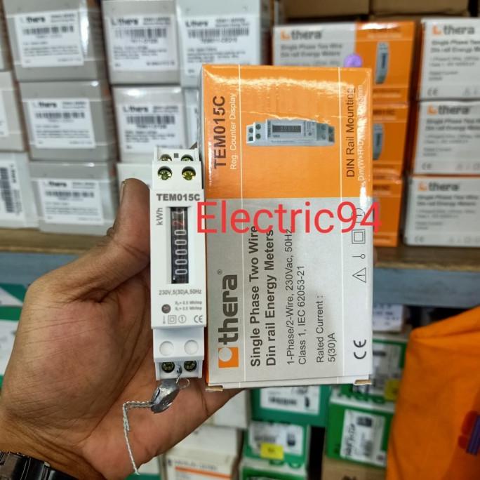 KWH Meter Analog TEM015C 1 phase Merk THERA Range 5(30)A