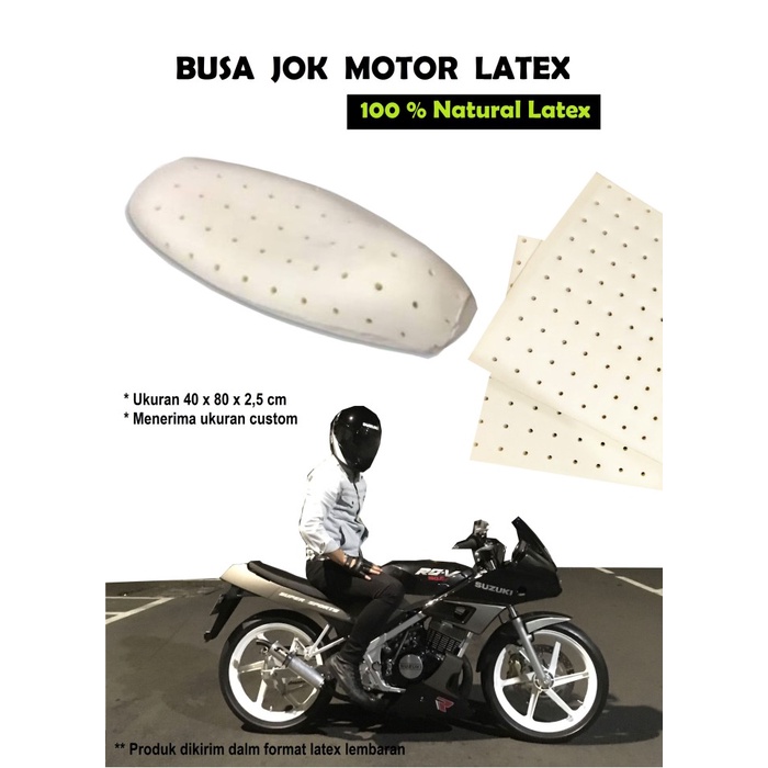 Busa Latex Jok Motor / Jok Motor Natural Latex