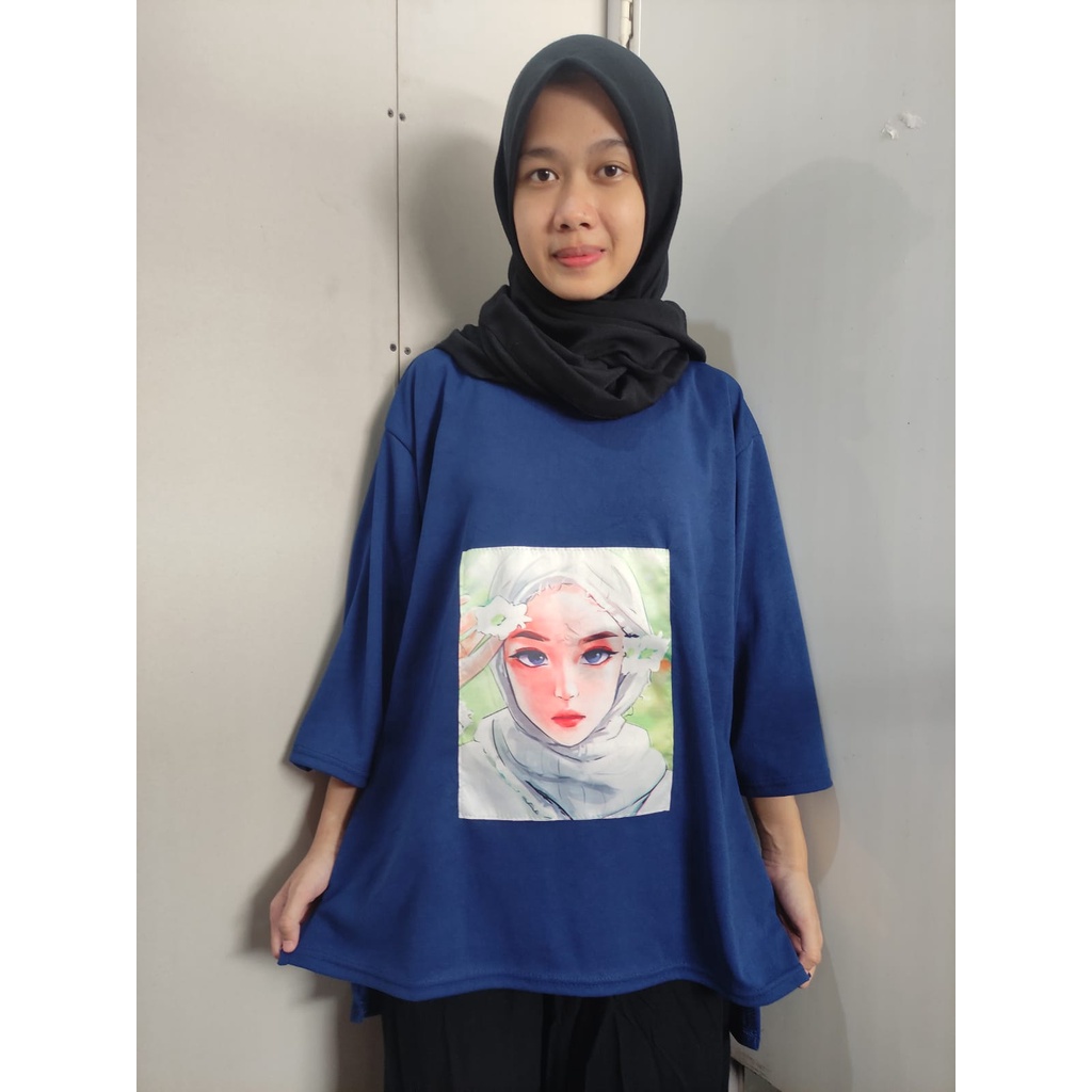 MOMOGI- ATASAN WANITA OVERSIZE PRINTING DTF / VOXY PREMIUM