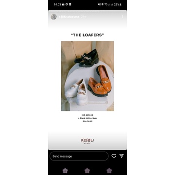 The Loafers Posu x Nikita Kusuma (black) size 38