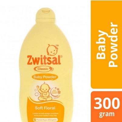 Zwitsal Baby Powder Milk Honey / Aloevera / Soft Floral 300gr + Bubble Wrap / Toko Makmur Online