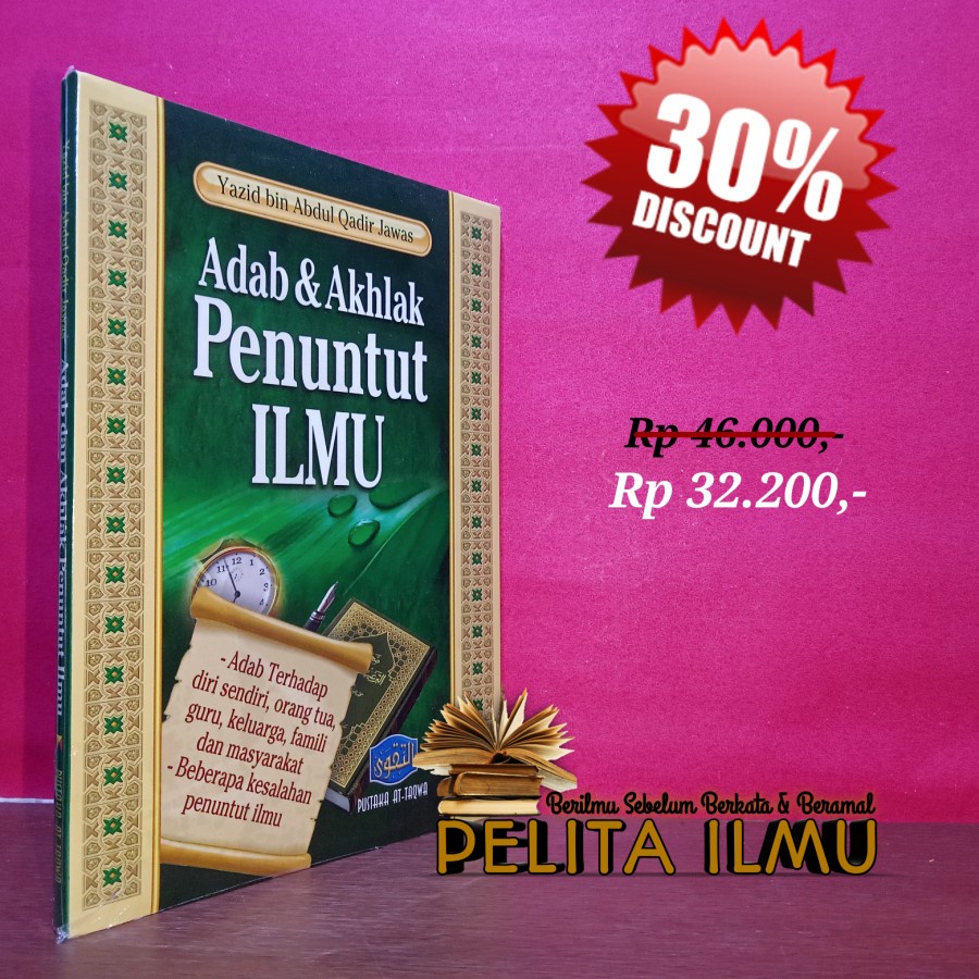 Jual Buku Adab Dan Akhlak Penuntut Ilmu Shopee Indonesia