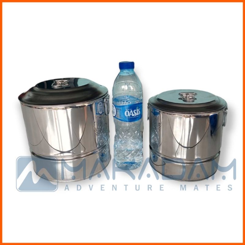 Nesting Cookingset Langseng kukus nasi Alat masak camping