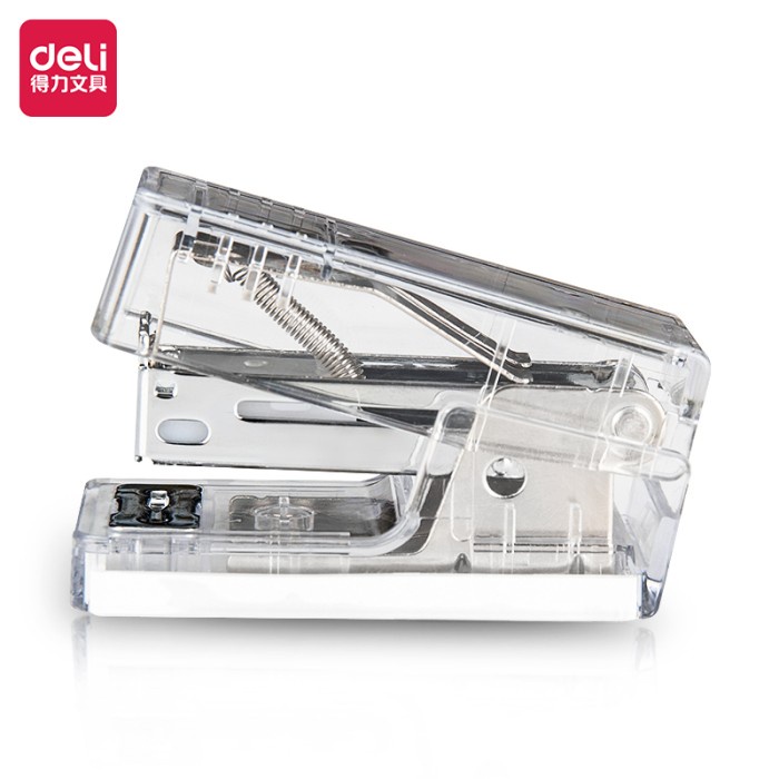 

Nusign Stapler/Stapler Transparan Mini Kapasitas 12 lembar 4 Warna - Putih