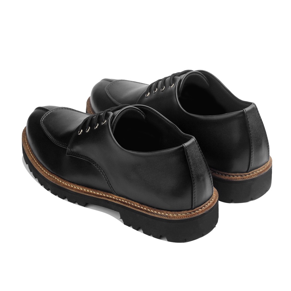 BIMASENA BLACK |ManNeedMe x GIANT FLAMES| Sepatu Pantofel Pria Oxford Formal / Kantor ORIGINAL