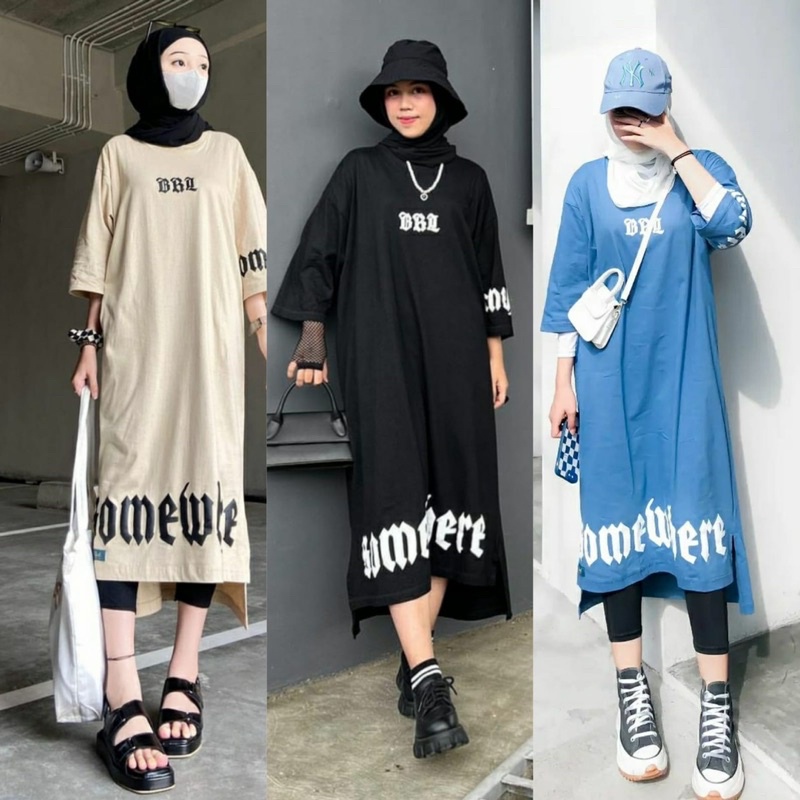 narumi dres shirt/dres oversize/kaos oversize