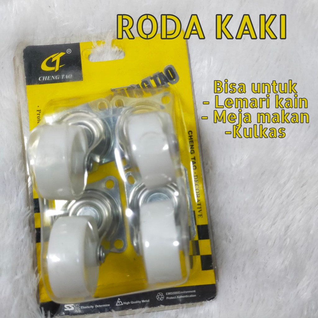 Roda Lemari/kulkas/meja Kecil HIDUP PUTAR / Tas Troli Etalase Trolley Dorong Barang