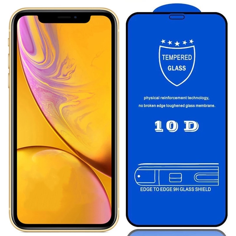 Pelindung Layar Tempered Glass 10D 9H Untuk iPhone 14 Plus 14 12 13 11 Pro MAX X XS MAX XR 6 6S Plus 7 8 Plus