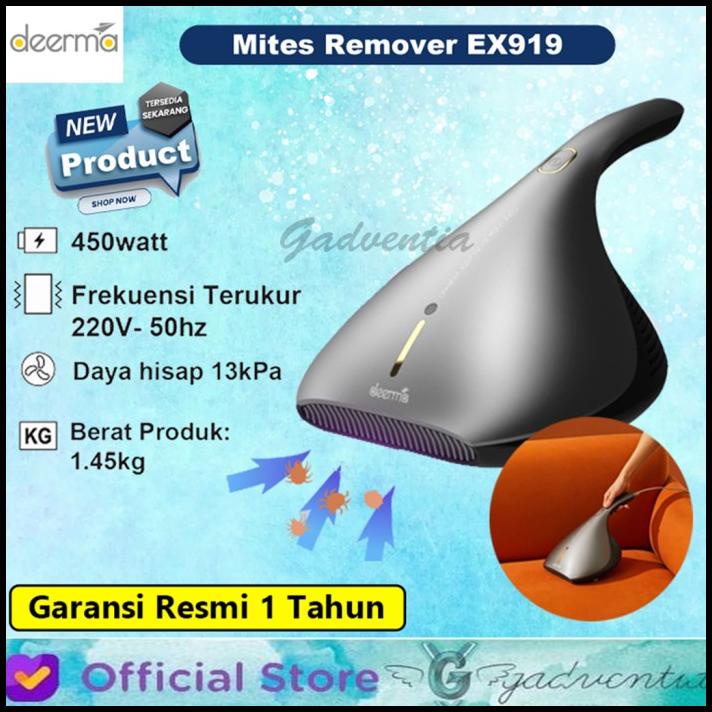 Deerma Ex919 Vacuum Cleaner Vakum Derma Penyedot Tungau Debu Kasur