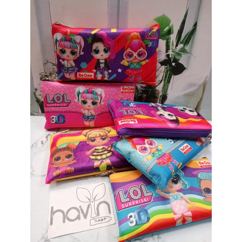 

TEMPAT PENCIL CASE BAHAN KAIN motif LOL