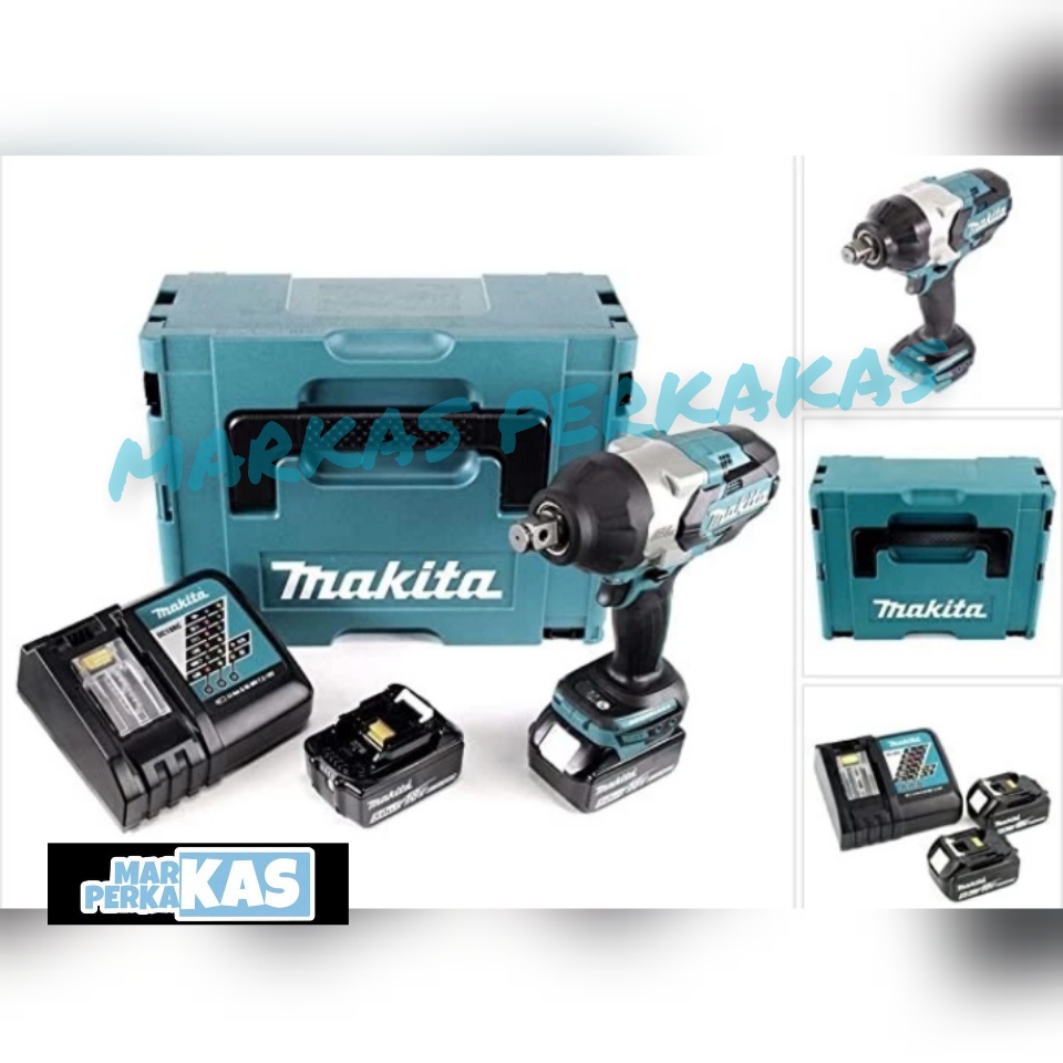 Jual Makita Dtw Rtj Mesin Impact Wrench Baterai Cordless V