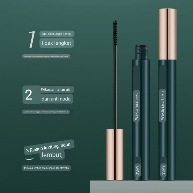 Mascara SVMY Original Times Of Frozen Sense Maskara Volume Melentikkan Bulu Mata dan Menebalkan Waterproof Long Lasting