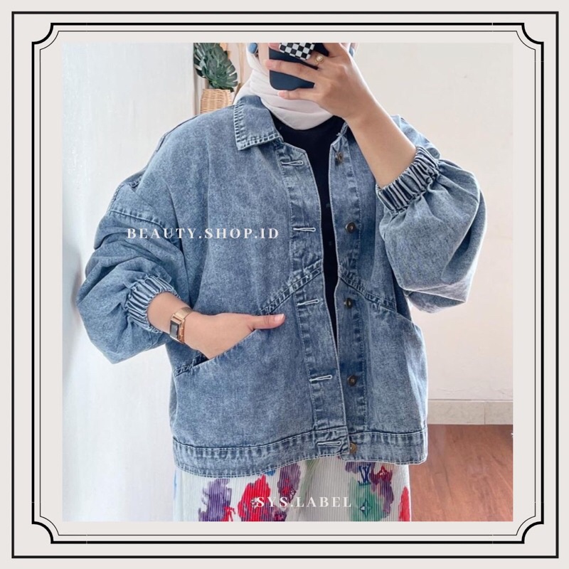 [SYS.LABEL] LILIANA JACKET JEANS BALOON