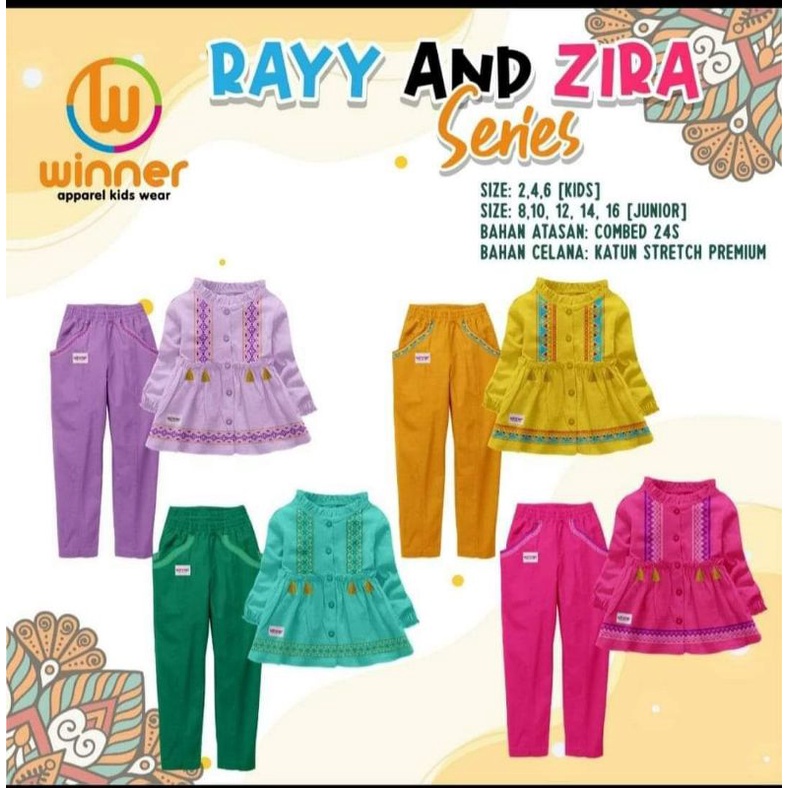 Winner Setelan Anak Perempuan Rayy and Zira Series Baju Anak