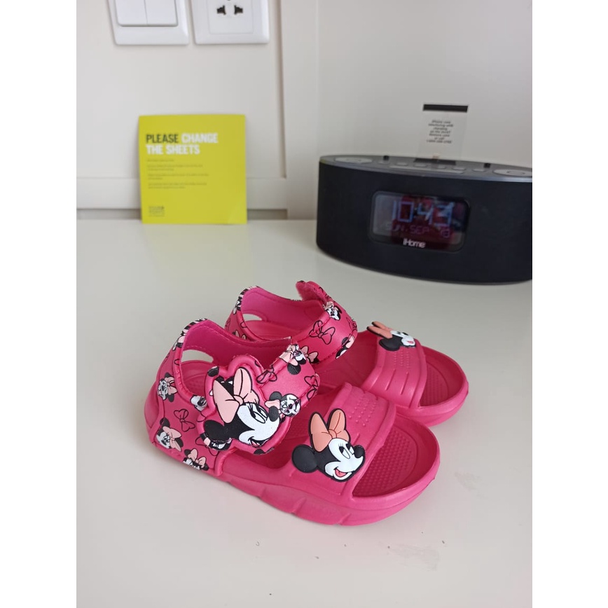 SANDAL ANAK PEREMPUAN MINNIE HEAD SIZE 24 - 29