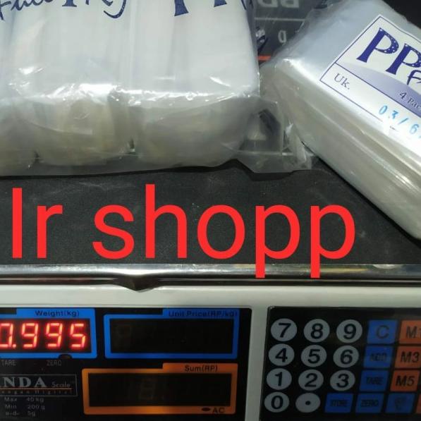 

plastik bening pp full 1kg ukuran 6x10 7x12 8x12 9x15 10x15 12x16 12x2 - 12x25