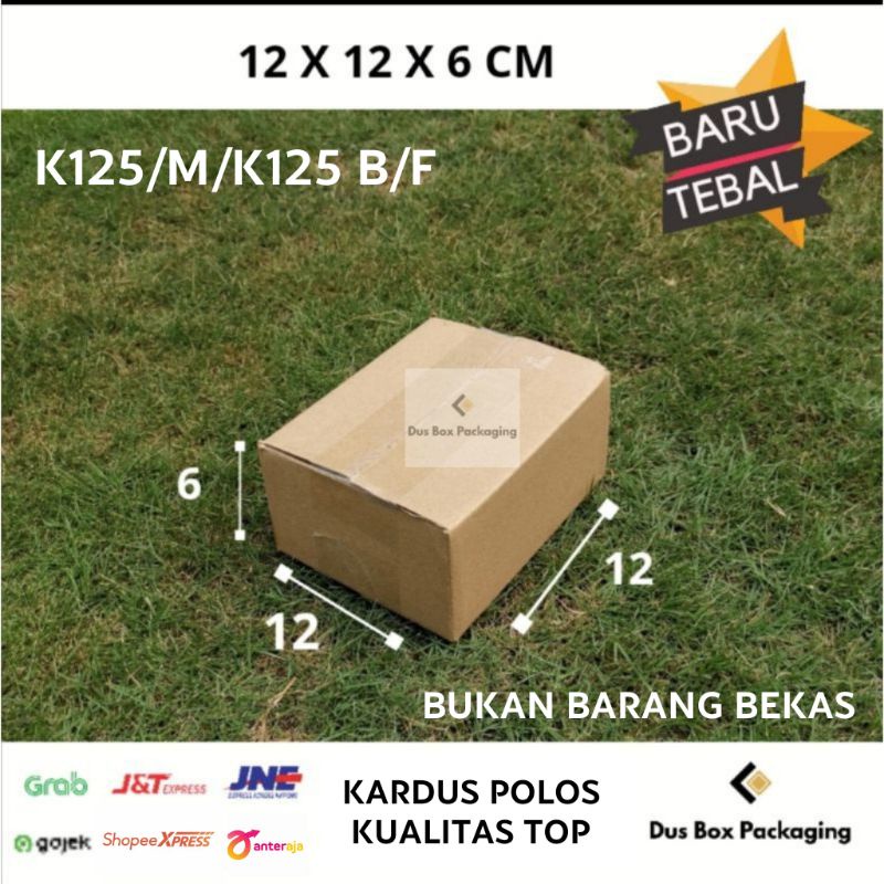 

Kardus box karton 12X12X6 cm kotak packing