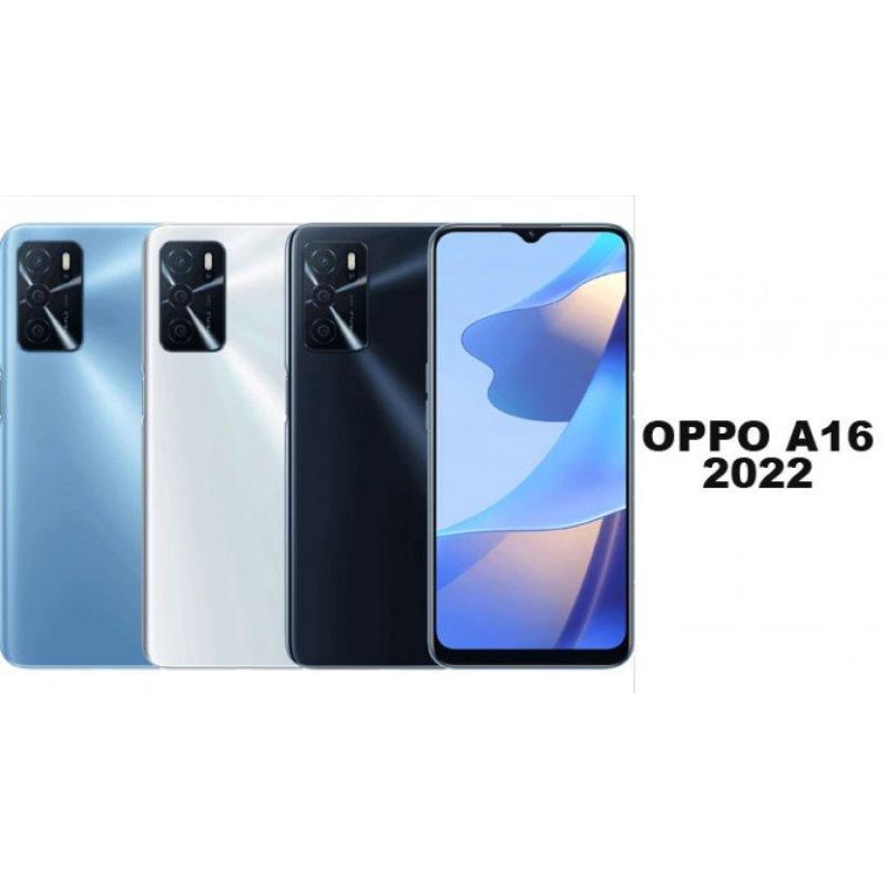 OPPO A16 RAM 6/128GB &amp; 4/64GB [13MP TRIPLE CAMERA,HD EYE-CARE DISPLAY,5000mAh] GARANSI 1TAHUN