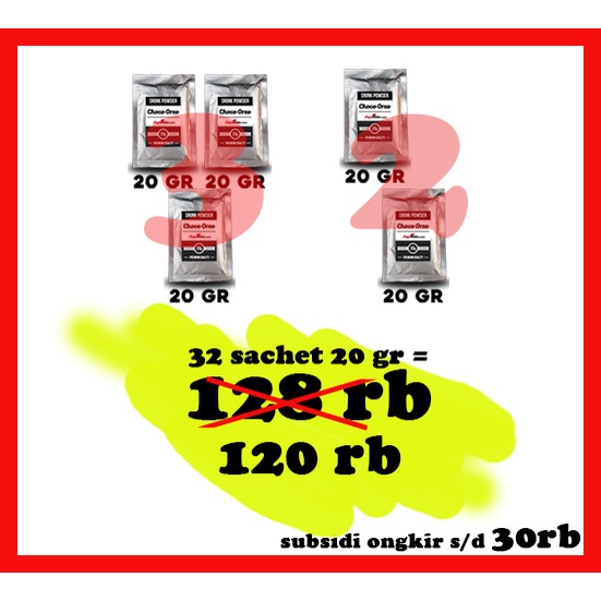 

BUBUK MINUMAN PAKET 120 ribu 32 sachet jagorista