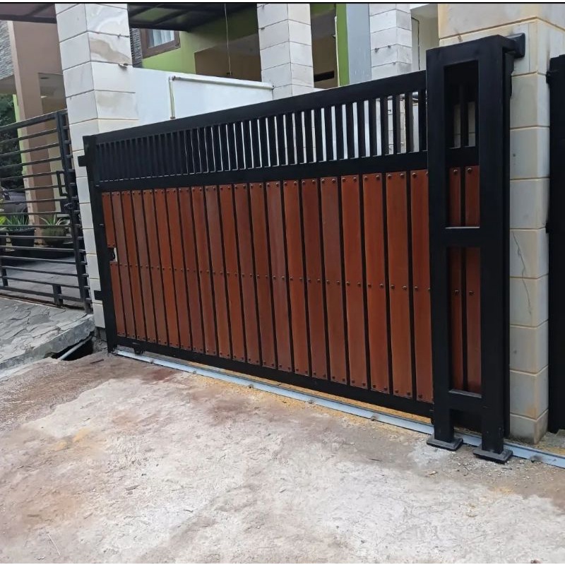 pagar sleding minimalis grc