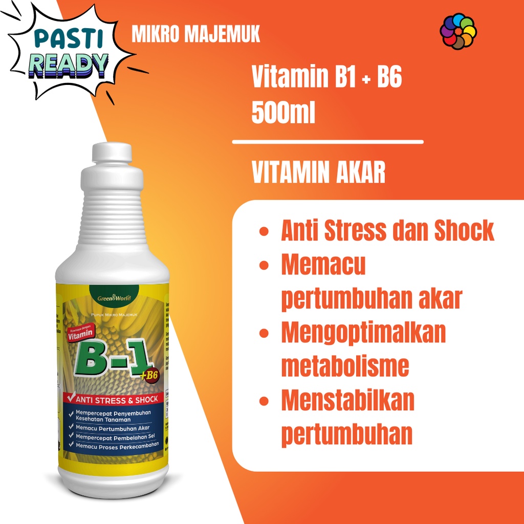 Vitamin B1 + B6 Hormon Akar Tanaman 500ml