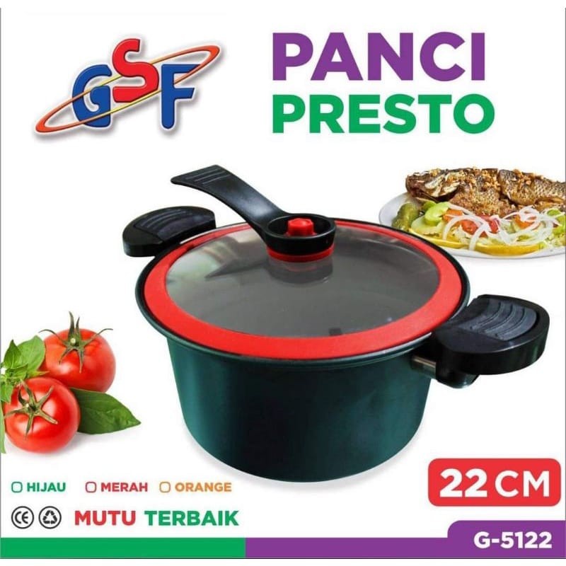 PANCI PRESTO 3.5L TOTIPOTENT POT PANCI MASAK TEKANAN TEXANIA PREMIUM / PRESTO COOKER PRESSURE 3.5L PRESTO MINI 3.5 LITER VIRAL