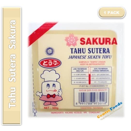 

Tahu Sutera Sakura - Tahu Sutra Fresh | 300gr [ Harga Per PCS ]