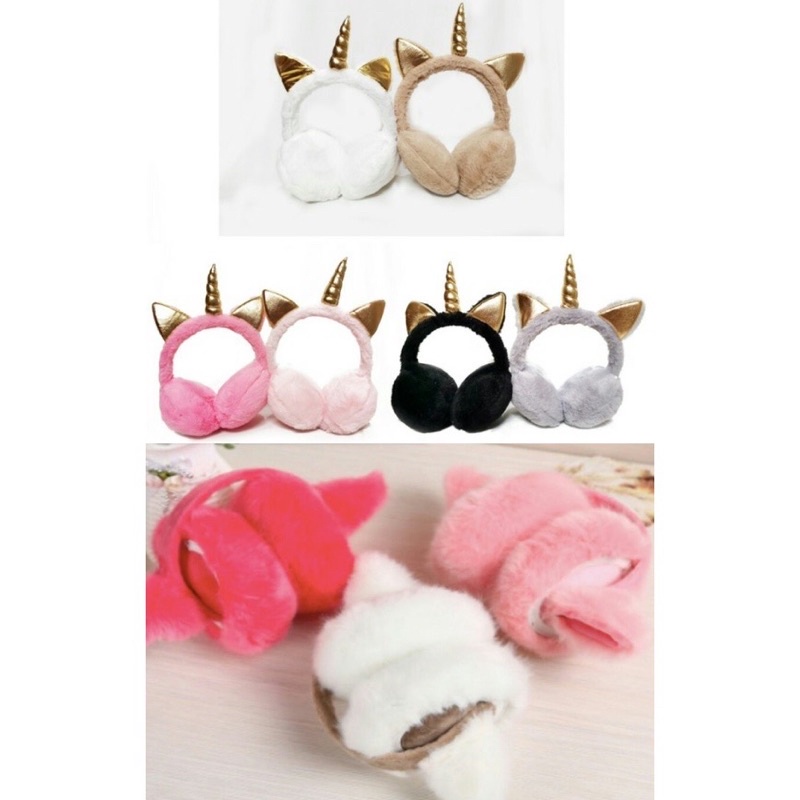 Earmuff EarplugTutup Telinga Bayi Anak/ Penutup Pelindung Telinga Anak Bayi Bulu Karakter