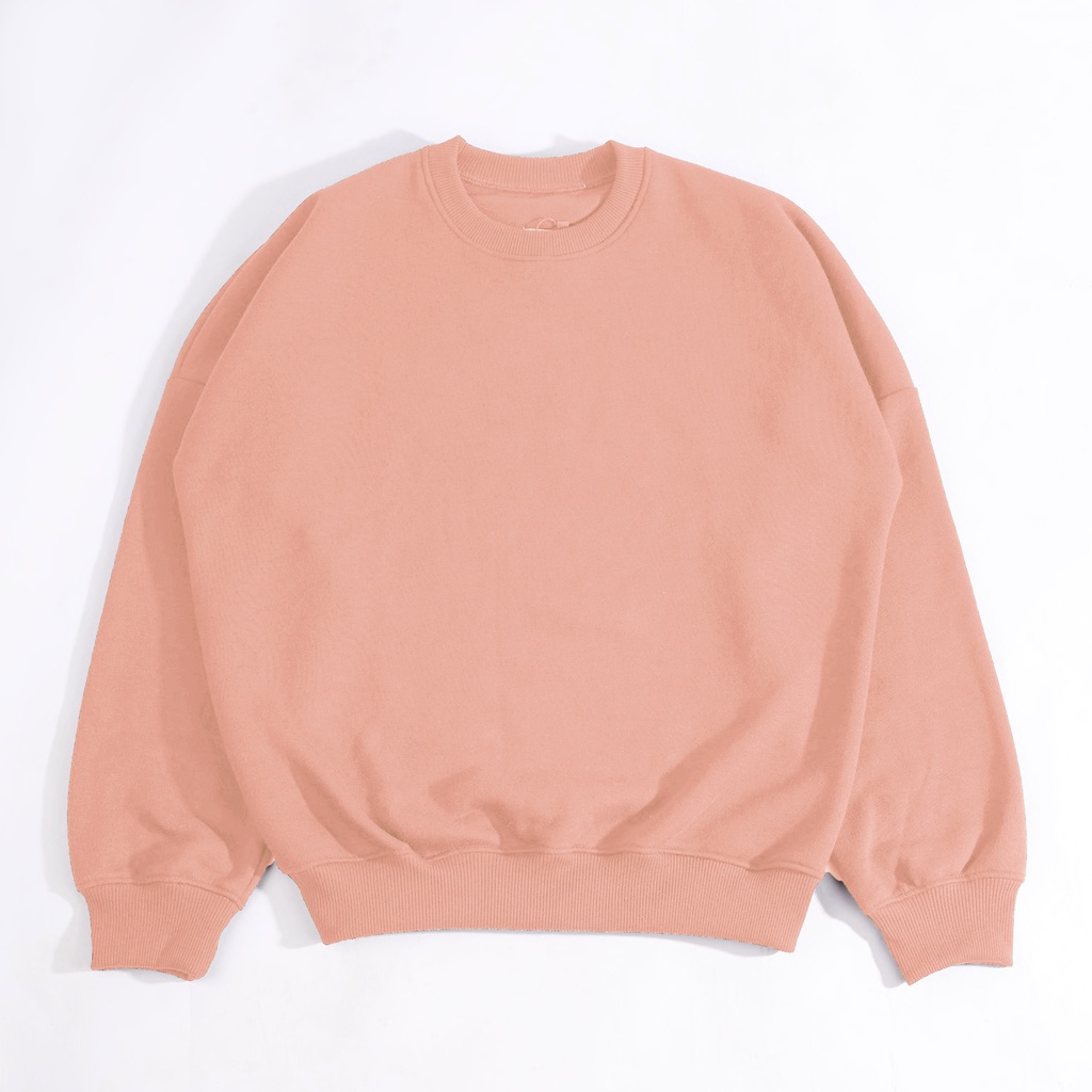 Crewneck Boxy Oversized Peach