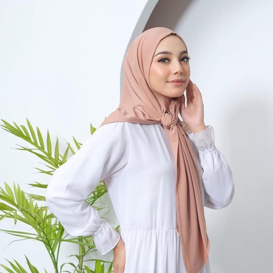 HIJAB INSTAN SEGITIGA JERSEY/SEGITIGA INSTAN POLOS JERSEY