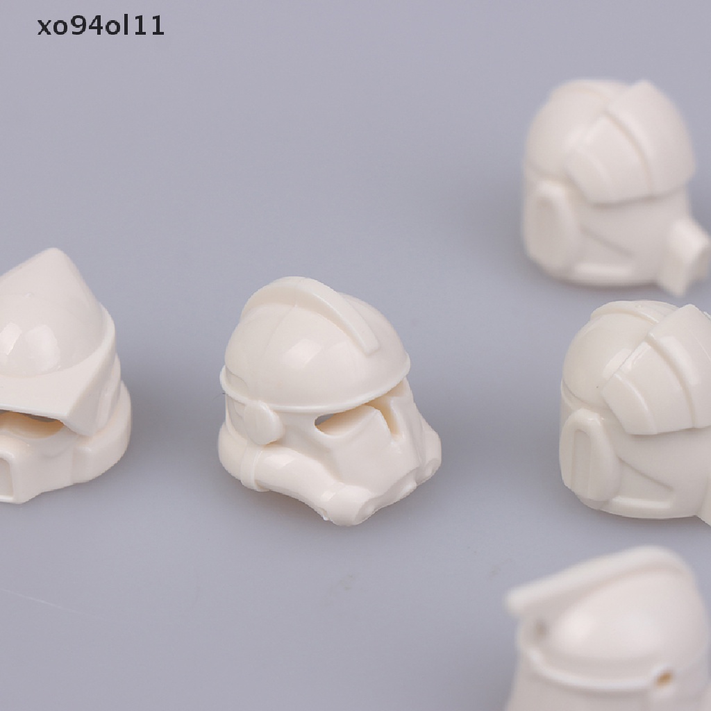 Xo 10Pcs Mainan Balok Bangunsusun Model Lego Bentuk Helm Untuk Anak