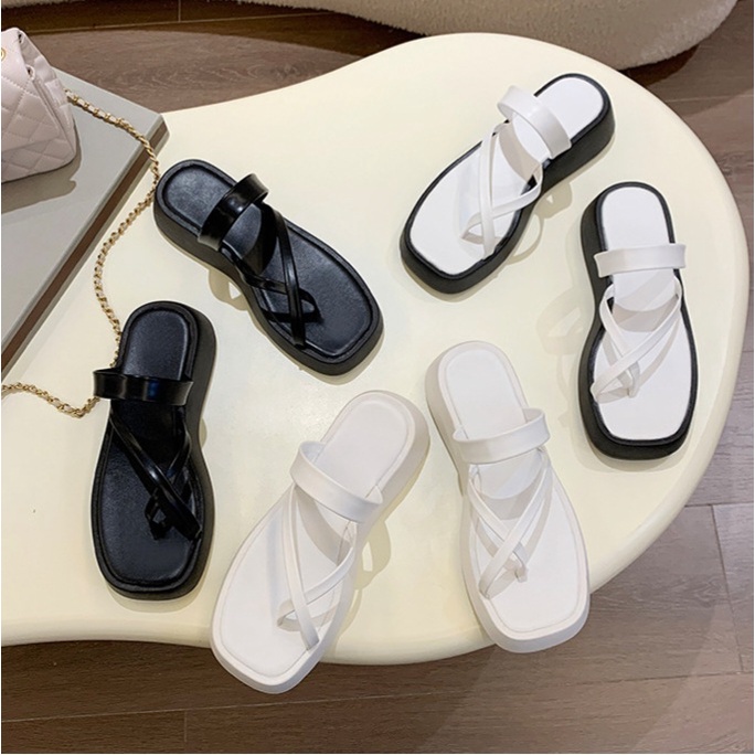 [COZY] Lenny Sandal Wedges Fashion Wanita Import