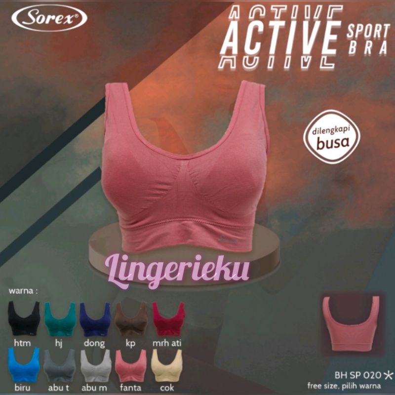 Sorex SP 020 Promo Diskon Besar BH Senam Olahraga Sports Bra Wanita