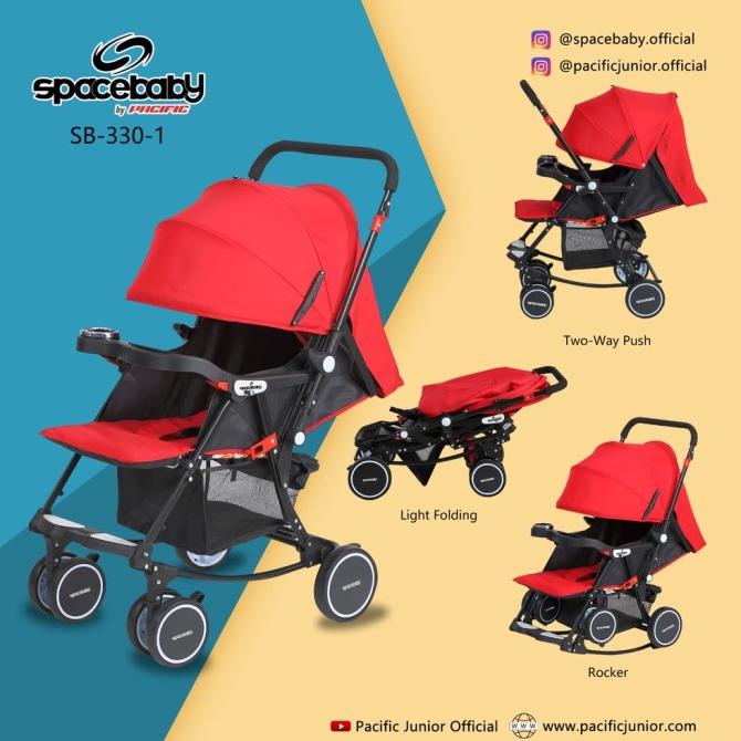 Stroller Spacebaby SB 330 1 Bisa 2 hadap Ayun