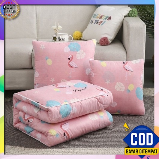 Selimut Dewasa Bulu Lembut Tebal Ukuran 180X200Cm Jumbo Size 1000Gr Balmut Bantal Selimut Multifungs