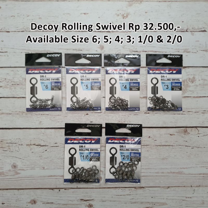 Decoy Rolling Swivel
