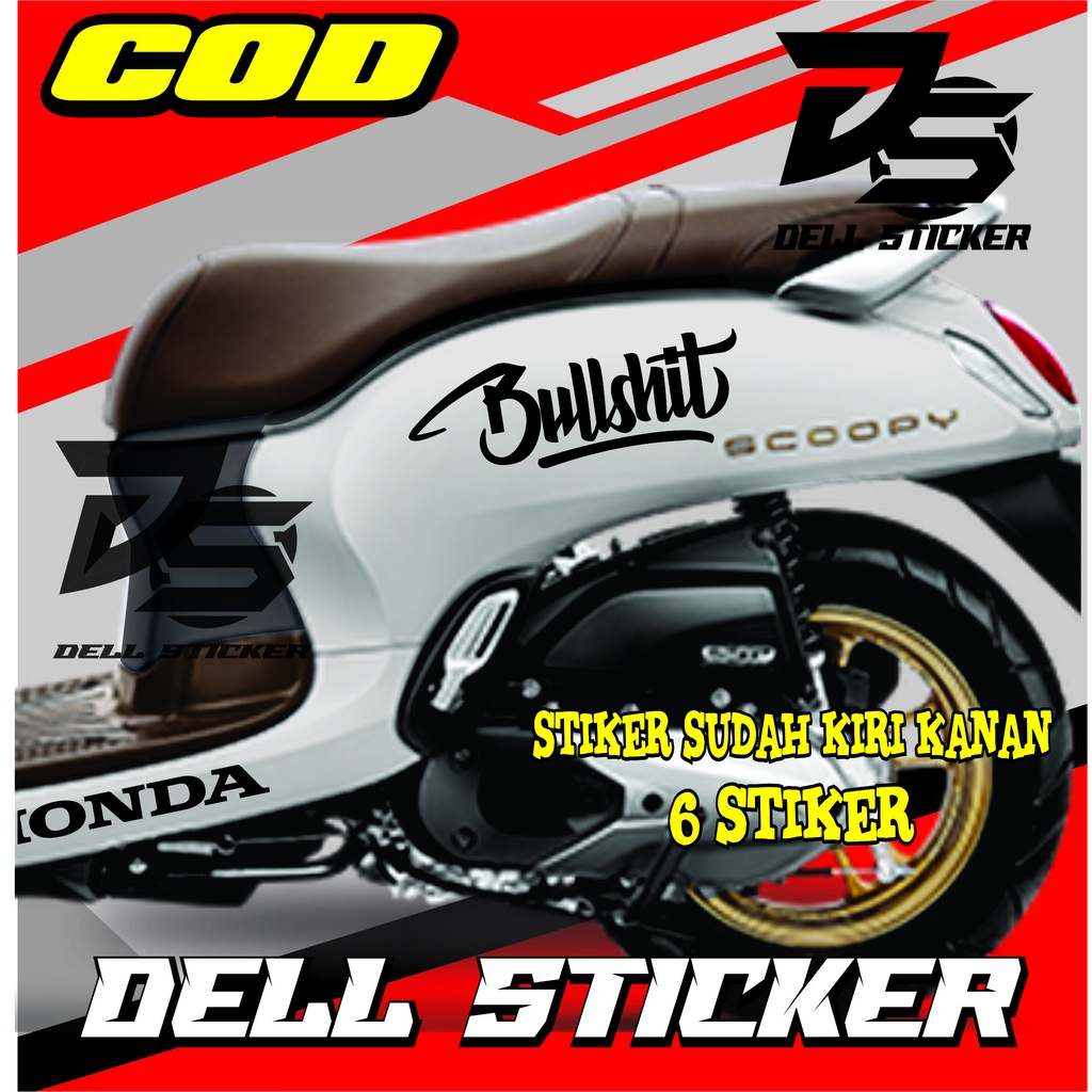 Stiker Scoopy BULSIT / Cutting Cticker Scoopy / Cutting Striping Scoopy PRESTIGE / ALL SCOOPY