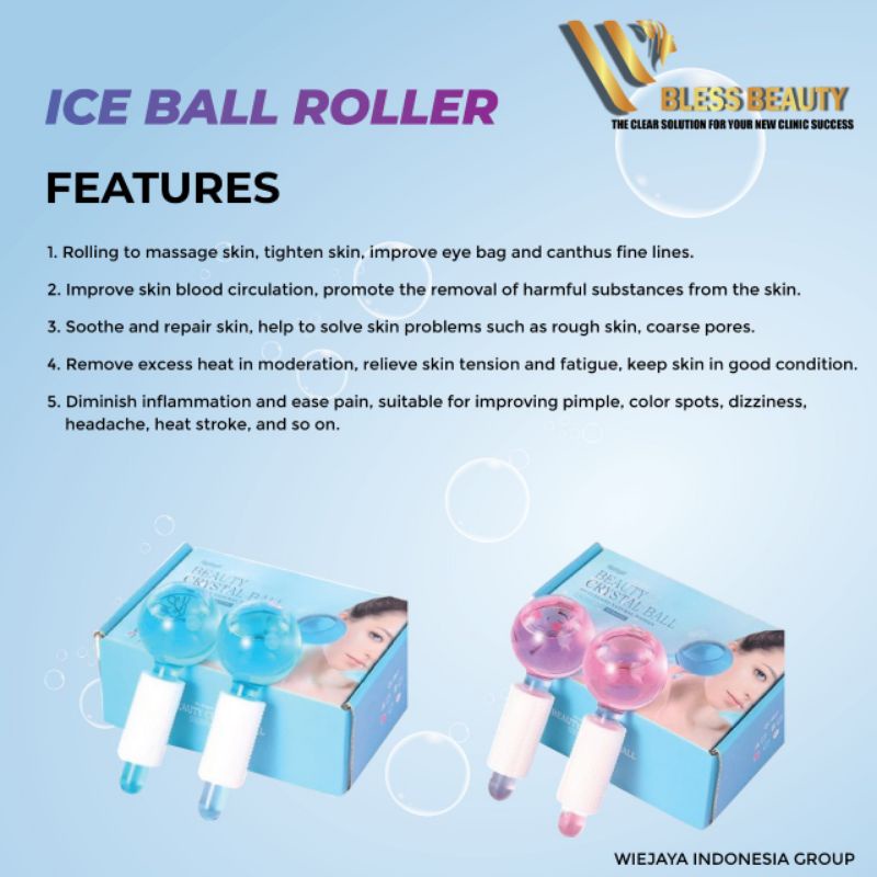 ICE BALL ROLLER Alat kecantikan memijat wajah anti aging