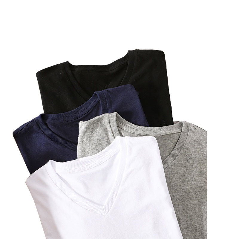 MALVARO-Kaos Pria V-Neck / Kaos pria Lengan Panjang / Baju Pria / Tshirt Pria